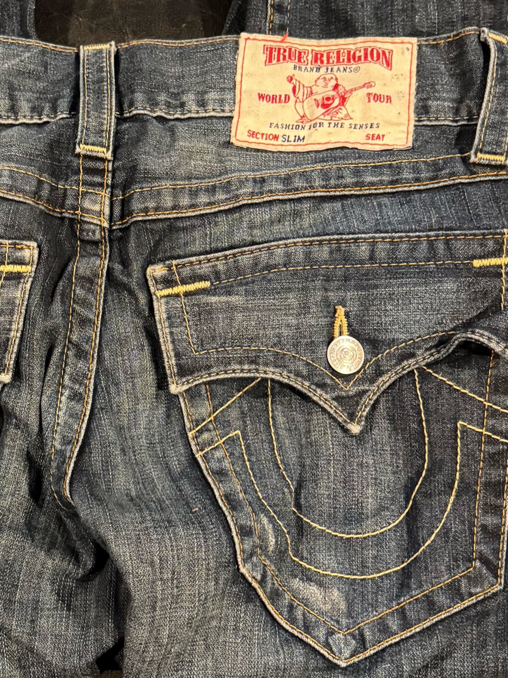 True Religion Indigo Denim Jeans